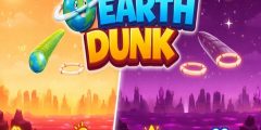 Earth Dunk Physics Arcade Game