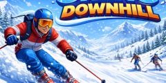 Skiing Downhill